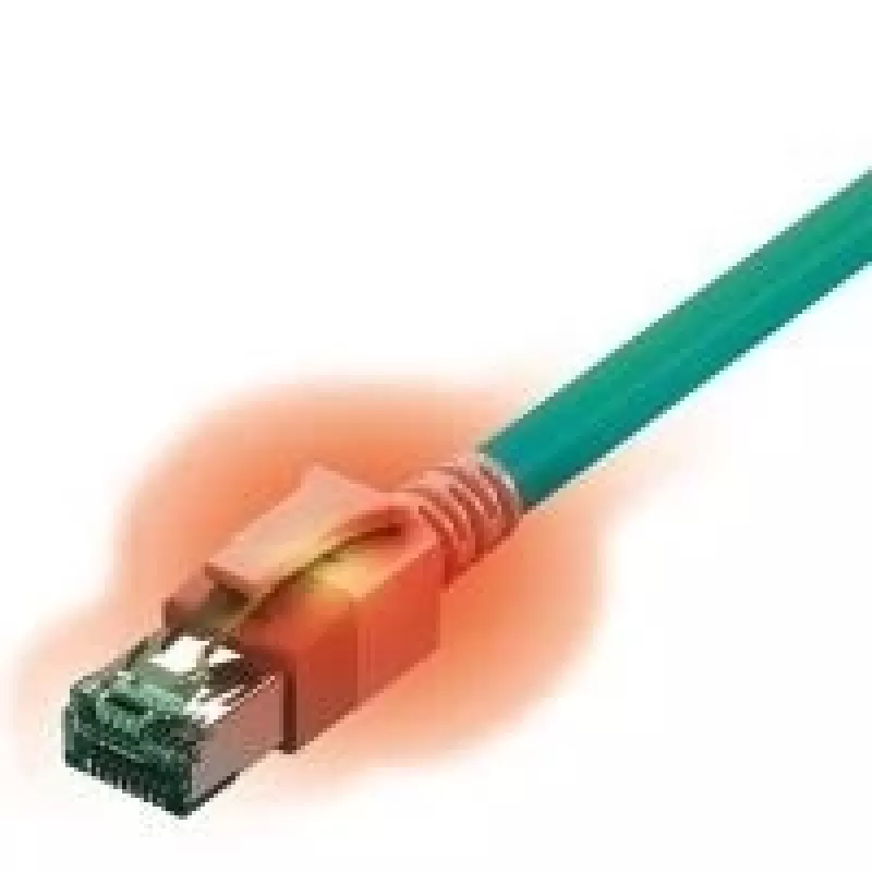 EasyLan 442626,100 - 1 m - Cat6a - S/FTP (S-STP) - RJ-45 - RJ-45 - turkio