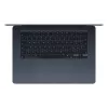 „MacBook Air 15“, vidurnakčio spalvos, M4 (10 branduolių CPU / 10 branduolių GPU), 16 GB, 256 GB, vokiška klaviatūra, 35 W dviejų USB-C prievadų maitinimo adapteris, MW1L3D/A