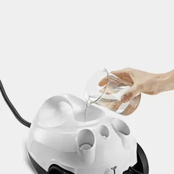 Kärcher SC 2 EasyFix cilindrinis garų valytuvas 1 L 1500 W juoda, balta
