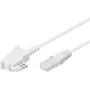 Goobay 60668 Telefono kabelis 6 m baltas (60668)