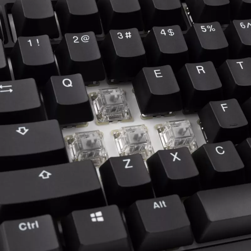 Ducky Tinker 75 klaviatūra, skirta žaidimams, USB, JAV anglų, juoda
