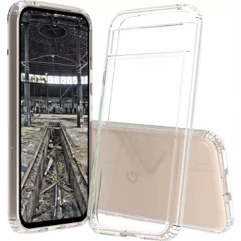 Telefono apsauginis galinis dėklas jt berlin Pankow Clear, skirtas Google Pixel 8a, permatomas