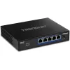 Tinklo komutatorius Trendnet TEG-S750 10G Ethernet 5 prievadų juodas