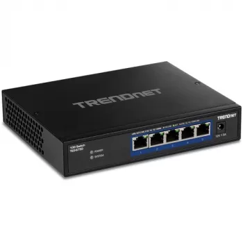 Tinklo komutatorius Trendnet TEG-S750 10G Ethernet 5 prievadų juodas