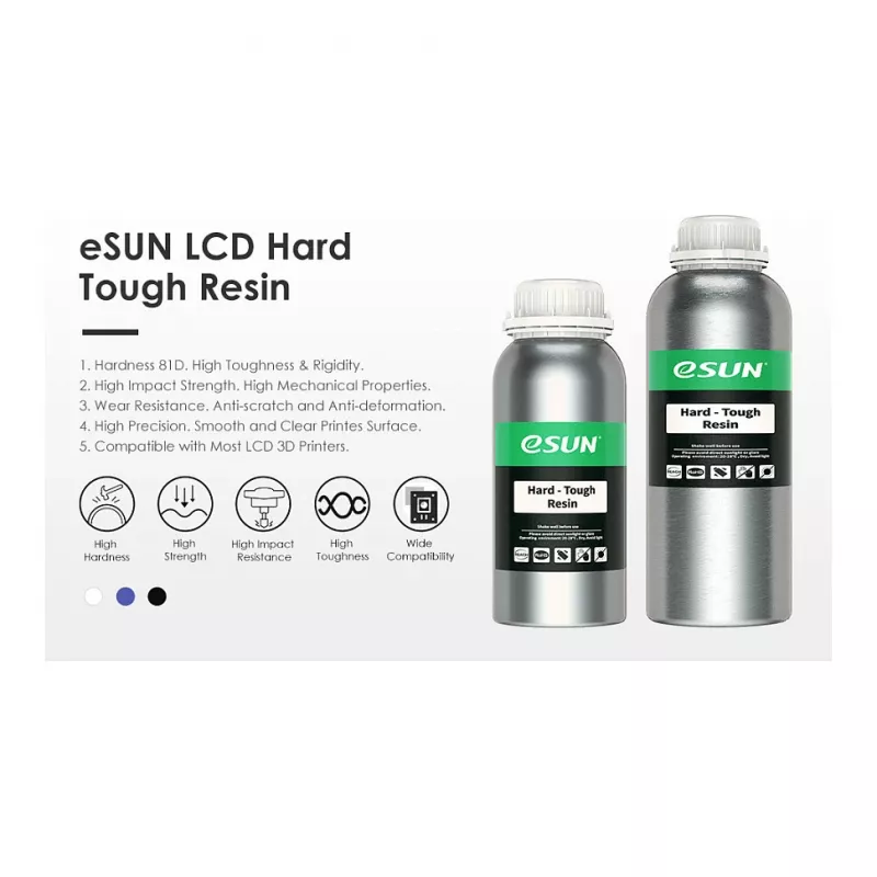 UV/LCD HARD TOUGH Pilka 1kg