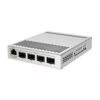 MikroTik | Komutatorius | CRS305-1G-4S+IN | Valdomas internetu | Stalinis | 1 Gbps (RJ-45) prievadų kiekis 1 | SFP+ prievadų kiekis 4