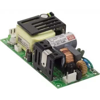 Maitinimo adapteris MEAN WELL RPS-120-12, 120 W, 12 V išėjimas, įėjimas 80–264 V, RoHS, 50,8×101,6×29 mm