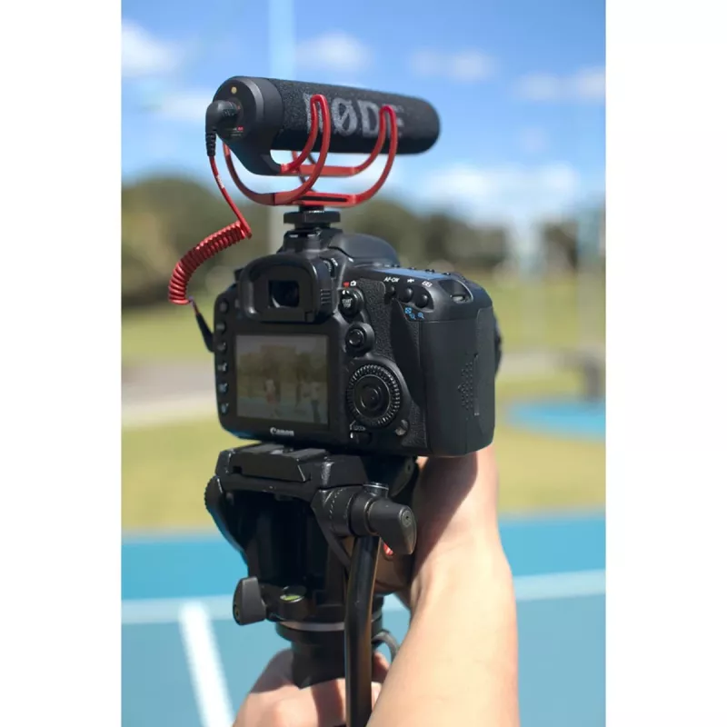 VideoMic GO, mikrofonas juodas/raudonas