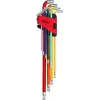 KS TOOLS Tools-Machines GmbH rutulinis Torx raktų rinkinys, itin ilgas, 9 dalių (151.5210)