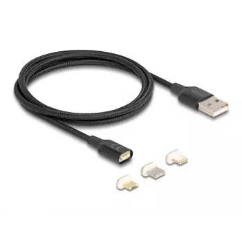 USB laidas DeLOCK 88165 1 m USB A Juodas