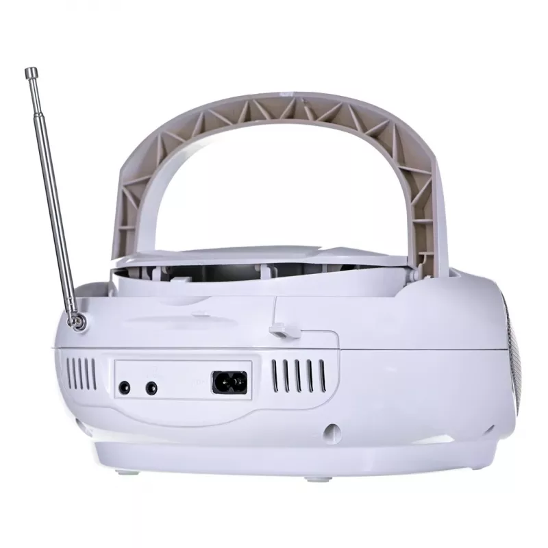 Blaupunkt BB7-WH nešiojama stereo sistema Skaitmeninė 2,4 W FM Pilka MP3 atkūrimas