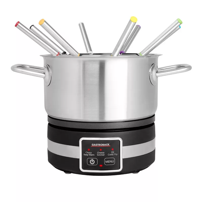 Elektrinė fondiu Gastroback 42568 1,8 L 8 asmenims juoda nerūdijantis plienas