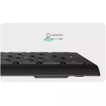 KeySonic KSK-5011ELC (DE) klaviatūra Namų USB QWERTZ Vokiška Juoda