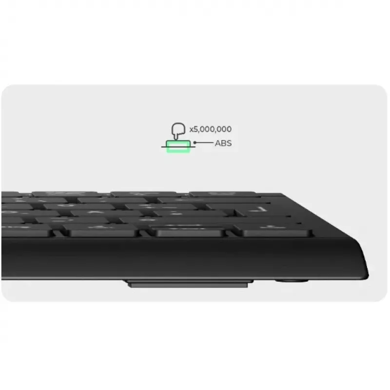 KeySonic KSK-5011ELC (DE) klaviatūra Namų USB QWERTZ Vokiška Juoda