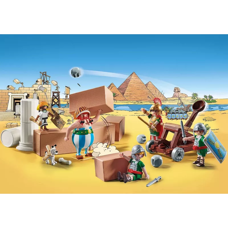Playmobil 71268 Asterix: Edifis and the Battle of the Palace Working Catapult of the Romans Collection Play figūrėlės Fun Imaginative Role Play Play