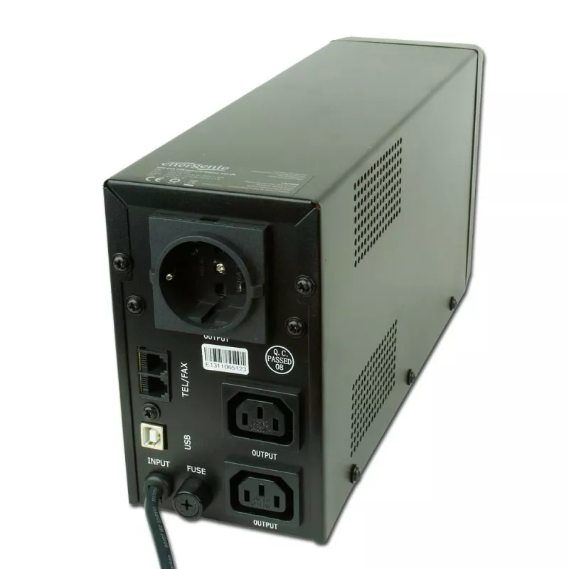 Gembird EG-UPS-032 nepertraukiamo maitinimo šaltinis (UPS) 850 VA 510 W 3 AC lizdai