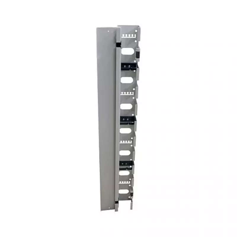 ALL-S0002116, Kabelių tvarkymo skydas, pilkas, 32U, 19 col., 100 mm, 75 mm