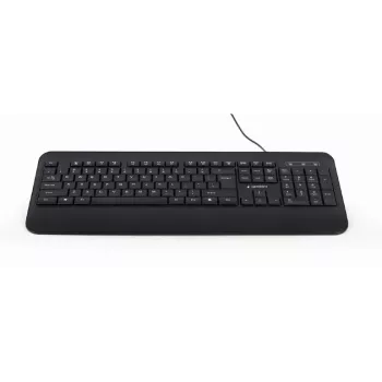 MULTIMEDIJOS KLAVIATŪRA USB ENG/JUODA KB-UML-03 GEMBIRD