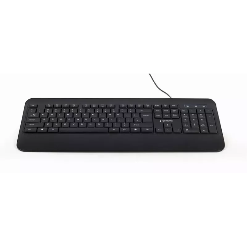 MULTIMEDIJOS KLAVIATŪRA USB ENG/JUODA KB-UML-03 GEMBIRD