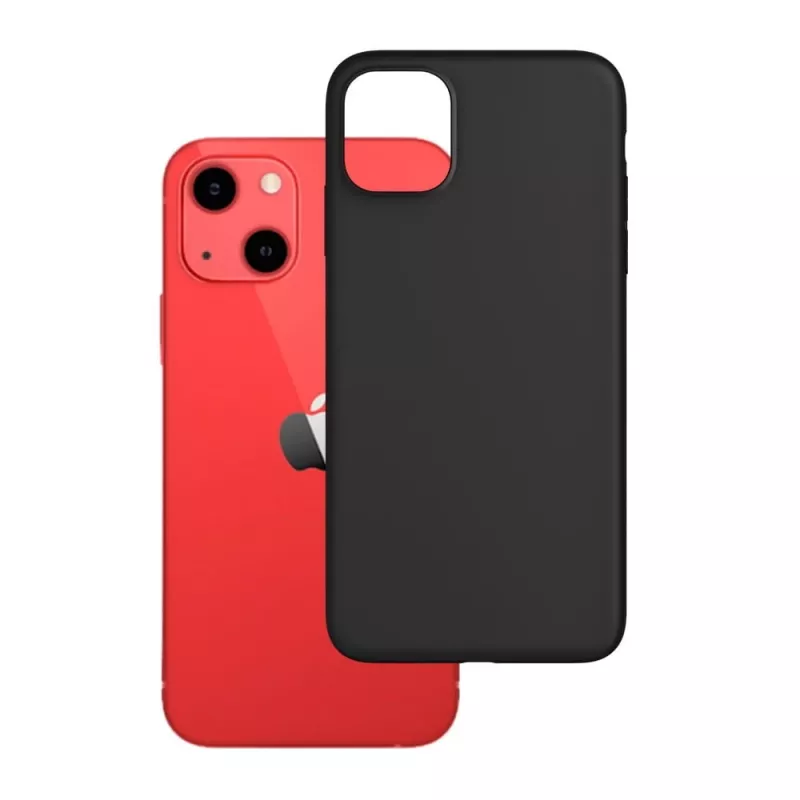 Matte Silicone Case 3mk for iPhone 13 Juoda