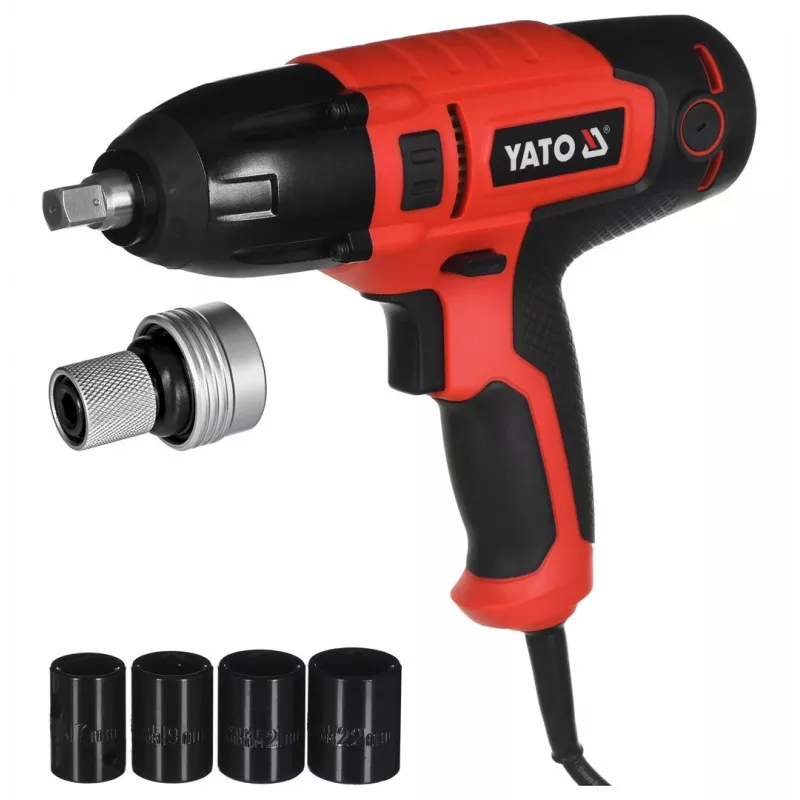 Yato YT-82020 smūginis veržliasukis 1/4 inch 3300 RPM 450 N⋅m juoda, raudona 450 W