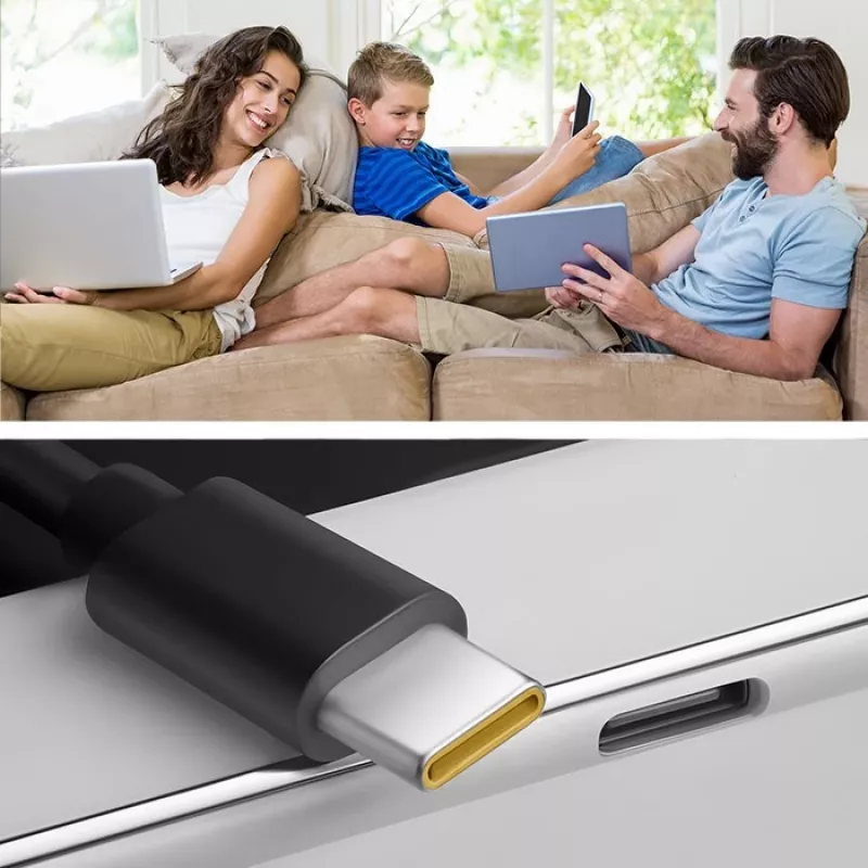Qoltec 52386 GaN POWER PRO įkroviklis | 1xUSB-C | 65 W | 5–20 V | 3–3,25 A | juodas