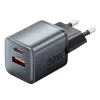 Vention FEWH0-EU 30W GaN įkroviklis — 1× USB-C, 1× USB-A, 30 W, juodas