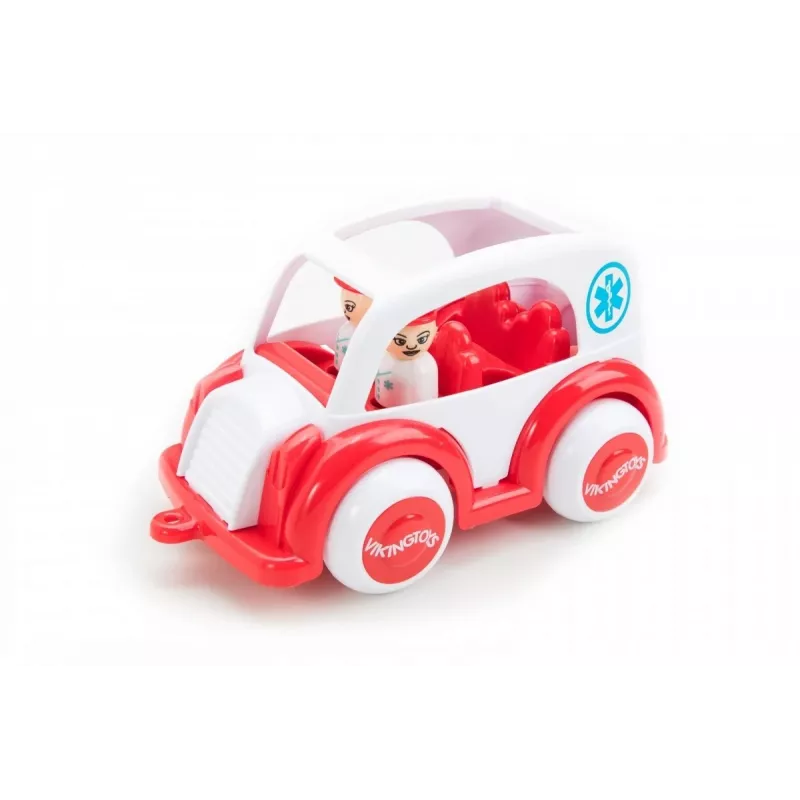 Transporto priemonė Jumbo greitoji pagalba su figūrėlėmis Viking Toys
