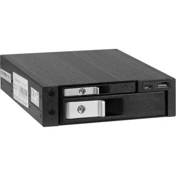 HDD dokas INTER-TECH ST-7227U, skirtas 2,5 colio ir 3,5 colio diskams, USB 3.0 su Type-C ir Type-A