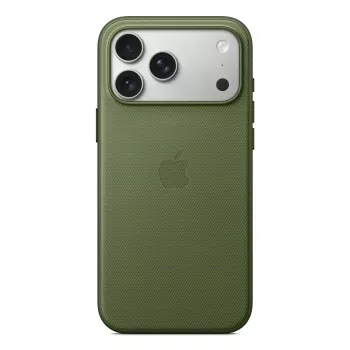 Dėklas Apple iPhone 17 Pro Max TechWoven su MagSafe, žalias
