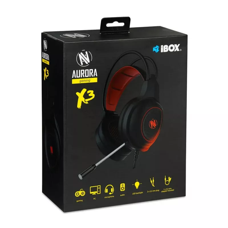 I-BOX X3 ŽAIDIMŲ AUSINĖS SU MIKROFONU