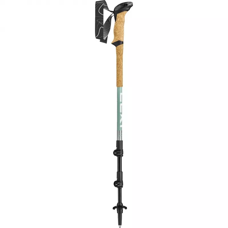 Leki Makalu Lite reguliuojamos teleskopinės lazdos 90–125 cm, pilkai žalios