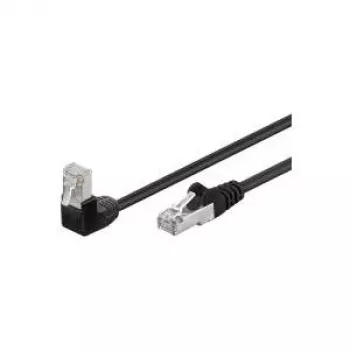 Tinklo kabelis Goobay CAT 5e komutacinis kabelis RJ-45 10 m juodas