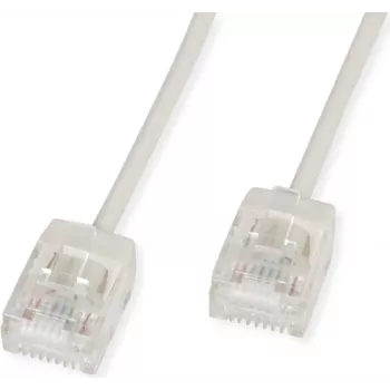 ROLINE UTP komutacinis kabelis Cat.6A Ultra- kurzer RJ45 Pilka 0.5m - Network - UTP (21.15.4400)