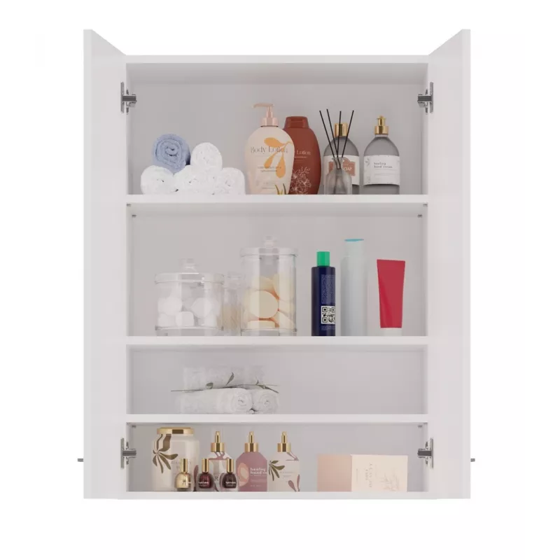 Topeshop POLA MINI DD balta vonios spintelė