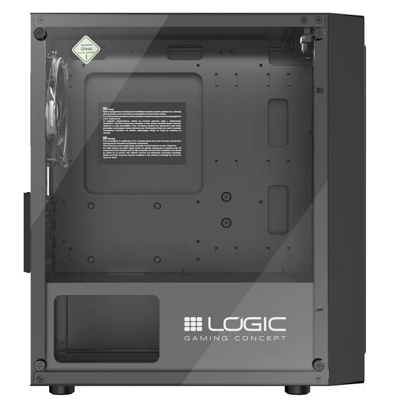 Kompiuterio korpusas Logic Concept Atos AM-ATOS-10-0000000-0002 ATX juodas
