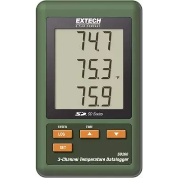 EXTECH SD200 temperatūros duomenų kaupiklis, duomenų registratorius -100 iki +1300 °C (SD200)