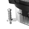 Akasa Intel LGA1700 procesoriaus hibridinis aušintuvas 9 cm aliuminis, juodas 1 vnt.