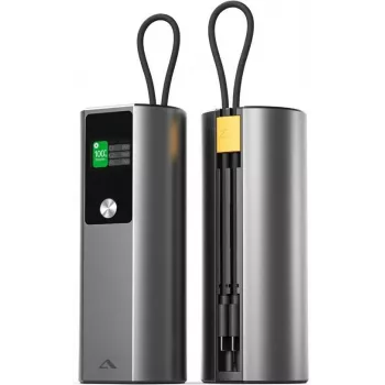Ark Pro 27600 MAH išorinė baterija, 160 W USB įkrovimas su USB-C kabeliu