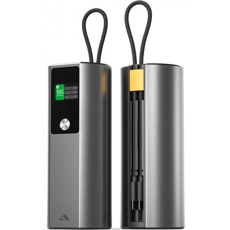 Ark Pro 27600 MAH išorinė baterija, 160 W USB įkrovimas su USB-C kabeliu