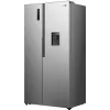 Gorenje HZF55082 NRS917E41XWD G400, Pastatomas, Amerikietiškos durys, Pilka, 2 durys (-ų), Jutiklinis, LED
