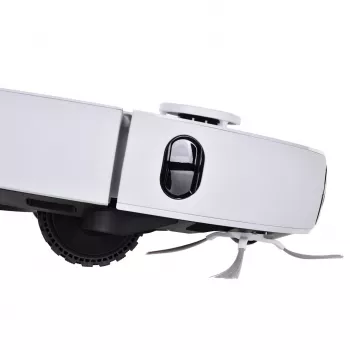 Robotas dulkių siurblys EZVIZ RS2 su kartografavimu, 4000 Pa siurbimo galia, 5200 mAh baterija, 220 min. veikimo laikas, plaunama šluoste, bazinė stotis su 5/5,5 L vandens talpyklomis