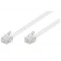Telefono kabelis Microconnect MPK191W RJ-11 standartinis 15 m baltas