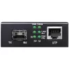 Tinklo medijos keitiklis Cudy MC220 — Gigabitinis (1000 Mbps) vienmodis SFP 1310 nm, 1x RJ-45, 1x SFP, juodas