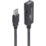 USB kabelis ShiverPeaks BS13-29075 10m USB 2.0 Juodas