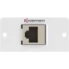 Kindermann Konnect 50 alu - Modulinis Faceplate-Snap-In - GG45 (7444000424)
