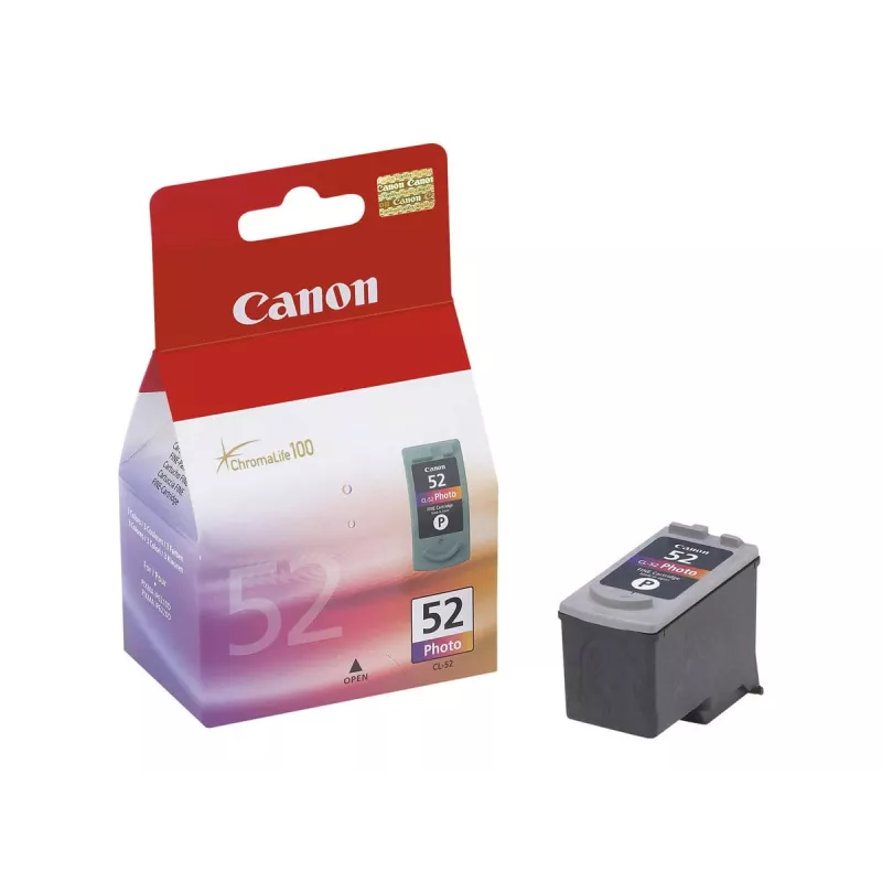 Canon CL-52 rašalo kasetė 1 vnt. Originali juoda, žalsvai mėlyna, purpurinė, geltona