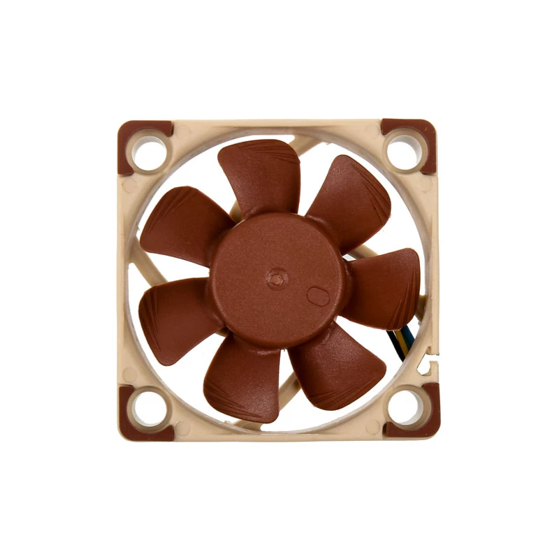 Ventiliatorius Noctua NF-A4x10 PWM 40x10 mm, 12 V, PWM, 1000–5000 RPM, 8,9 m³/h, SSO guolis, raudona/smėlio spalva