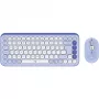Logitech POP Icon Combo - Tastatur-und-Maus-Set - kabellos - Bluetooth LE - QWERTY - US International - fliederfarben?, Off-White (920-013078)