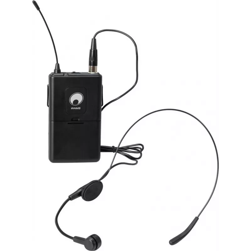 Belaidis mikrofonas Omnitronic WAMS-12 865 MHz, rankinis vokalinis/PA sistemos